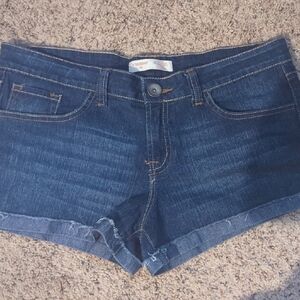 No Boundaries Dark Blue Denim Shorts